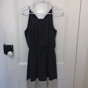 XS poka-dot spaghetti strapped dress